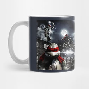 Comic Style Ninja Turtles 1990 Movie Mug